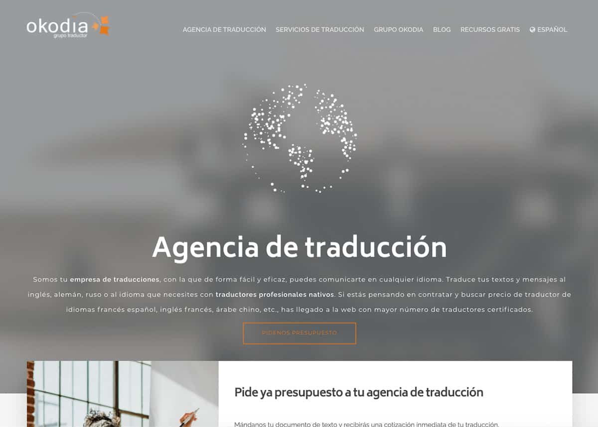 Okodia, agencia de traducci&oacute;n