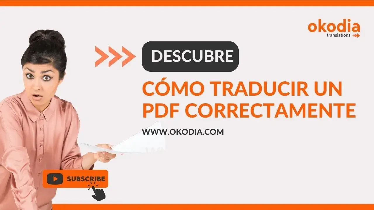C&oacute;mo traducir un PDF correctamente